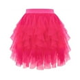 thumbnail image 2 of zhi Women's Tutu Skirt - Party & Dance Outfit，Hot Pink，XL, 2 of 5