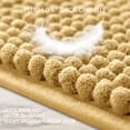 thumbnail image 4 of Alfombra de baño SUBRTEX de chenilla para baño, 1400 g/m², color amarillo, 50 x 80 cm, 4 of 9
