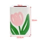 thumbnail image 5 of Bote de basura floral, Bote de basura floral Bote de basura grande y lindo Contenedor de basura moderno Diseño aerodinámico, 5 of 8