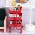 thumbnail image 4 of Miniature Trolley Dollhouse Metal 3 /12 Scale Floor Storage Rack, Display, 4 of 7