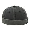 thumbnail image 6 of Mightlink Unisex Fashion Outdoor Cotton Retro Casual Brimless Skullcap Beanies Hat Cap, 6 of 7