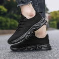 thumbnail image 4 of GLYGML Wave-Sole Sneakers Lightweight Breathable Athletic Shoes with Non-Slip Sole for Running and Daily Wear, 4 of 5