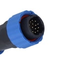 thumbnail image 2 of Enchufe impermeable, conector impermeable de montaje IP68, conector de alimentación industrial, enchufe de aviación meticulosamente diseñado, 2 of 14