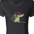 thumbnail image 4 of Inktastic Sunny Gator in Pink Sunglasses Women's T-Shirt, 4 of 5