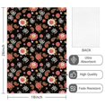 thumbnail image 2 of 2 Pcs Pioneer Flower Floral Print Pattern Kitchen Towels, Funny Microfiber Dish Towel Set, 18" X 26" Tea Towels, 2 of 6