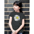 thumbnail image 2 of Daisy Hand Drawn Doodle T-Shirt Juniors -Image by Shutterstock,  Small, 2 of 4