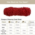 thumbnail image 4 of Unique Bargains Polyester Velvet Deep Red Chenille Yarn, 3 Skeins, 4 of 7