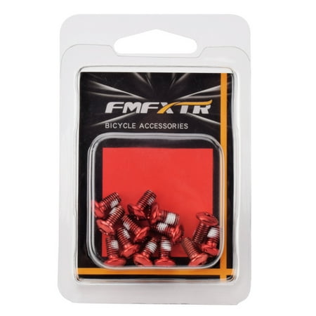 

Nitouy 12x Bicycle Disc Brake Rotor Bolt T25 M5x5mm MTB Bike Fixing Screws (Red)