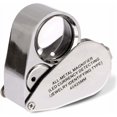 thumbnail image 1 of CHUANK Folding 40x Magnifying Glass with LED Light for Jewelry Inspection and Currency Authentication, 1 of 5