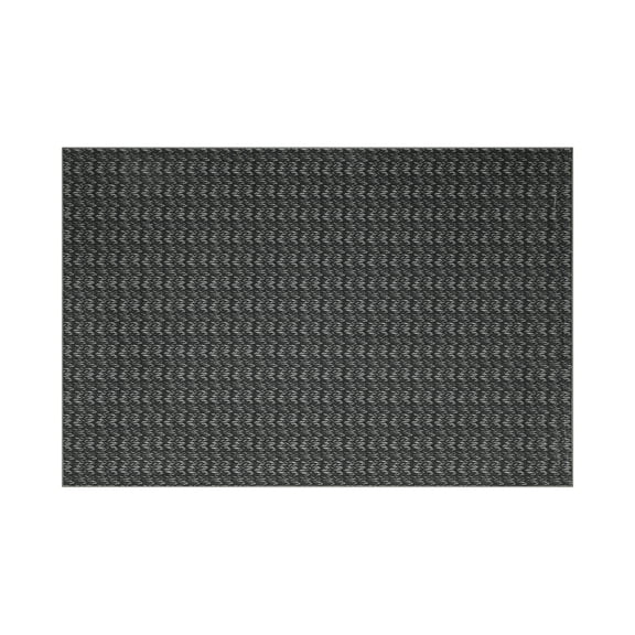Printed Braided Rug Modern Accent with Non Slip Backing Stain Resistant Solid Color Floor Mat Foldable Soft Low Pile Indoor Carpet for Living Room Bedroom Kitchen