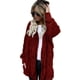 thumbnail image 1 of UKAP abrigo para mujer, prendas de vestir con capucha, chaqueta tipo cárdigan, abrigos peludos informales de manga larga para mujer, 1 of 6
