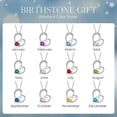 thumbnail image 2 of Heart Cross Birthstone Necklace Baptism Gifts First Communion Gifts Easter Birthday Christmas Gifts Jewelry for Goddaughter Women, 2 of 7