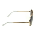 thumbnail image 3 of Foster Grant Women's Aviator Fashion Sunglasses Gold, 3 of 6