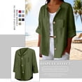 thumbnail image 7 of IMENGL Fashion Casual Comfortable Sweatshirt 3/4 Long Sleeve With Pocket Multicolor L, 7 of 7