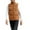 Coffee, variant on CharmCyan Men Puffer Vest Lightweight Sleeveless Outerwear with Stand Collar Full Zip Closure and Side Pockets for Casual Wear Beige L