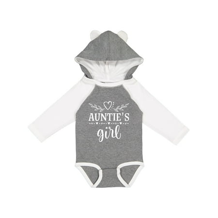 

Inktastic Auntie Girl Outfit for Niece Gift Baby Girl Long Sleeve Bodysuit