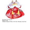 thumbnail image 7 of NIBOLOG Pet Tang Suit Tassel Design Vibrant Color Button Closure Exquisite Pattern Friendly to Skin Keep Warm Cloth Thickened Cat Dog Fleece Lined Dress Pet Costume Pet Supplies, 7 of 7