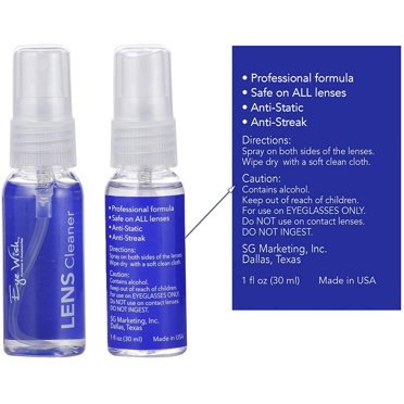 OEW Kleen Eyeglass & Sunglass Lens Cleaner Spray – 1 Fl Oz, Anti-Fog, Travel Size