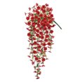 thumbnail image 1 of Flor de vid violeta artificial, planta violeta colgante falsa para primavera, verano, interior, exterior, pared, hogar, jardín, patio, boda, fiesta, decoración, 1 of 8