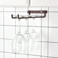 thumbnail image 4 of Estante para Copas de Vino, Estantes de Hierro Para Copas de Vino, Estante para Vasos, Soporte para Copas de Vino, Estantes Montados en Una Sola, Soporte para Vasos de Hierro,, 4 of 7