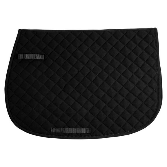 Dura-Tech All-Purpose Saddle Pad for Horses | Schooling Saddle Pad Square Cut | Horse Saddle Pads | Polyester Fabric Blend | 23" Spine and 18" Drop Length