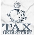 thumbnail image 2 of Cute Piggy Bank Tax Deduction Toddler Boy Girl T Shirt Infant Toddler Brisco Brands 6M, 2 of 6