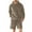 #333-Khaki, variant on Yusimy Men's Solid Color 2-Piece Double-Fleece Hoodie Short Set Long Sleeve Elastic Waistband Drawstring Casual Warm