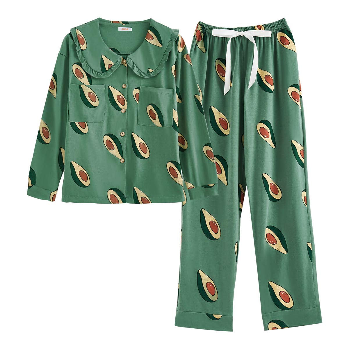 button up pjs