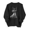 thumbnail image 2 of Trikvn Women's Vintage Witch Graphic Sweatshirts Magic Spell Pullover Tops Fall Long Sleeve Crewneck Shirts Casual Loose Fit Novelty Halloween Outerwear Jumper, 2 of 6