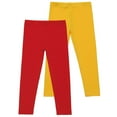 thumbnail image 4 of 2PCS Toddler Girls Fitted Leggings Pants Children Girl Softness Breathability Sports Pants Trousers, 4 of 6
