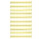 thumbnail image 5 of 10 piezas de espirales de encuadernación, peines, tira de plástico de 30 agujeros para hojas sueltas, 1/2 pulgada de diámetro, amarillo, 5 of 8