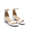 thumbnail image 3 of Sandalia DREAM PAIRS Tacón Bajo Grueso 7 cm Blanco Perla, 3 of 7