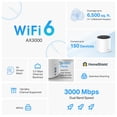 thumbnail image 2 of TP-Link AX3000 Whole Home Wi-Fi 6 Mesh System (Deco X55 Pro) | Up to 6500 Sq.Ft., 2 of 6