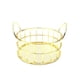 thumbnail image 1 of Billuyoard Cubo de almacenamiento de hierro de con asa, cesta para artículos diversos, organizador de aperitivos, cestas de Control remoto, hogar, Almacenamiento y organización del hogar Oro Billuyoard HA082151-01, 1 of 6