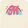 thumbnail image 4 of Inktastic Rainbow Letter M Monogram Girls Toddler T-Shirt, 4 of 5