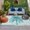 Teal, Aqua, White, variant on Beige Palm Tree Outdoor Rug for Patio/Deck/Porch, Non-Slip Large Area Rug 4 x 6 Ft, Tropical Summer Coastal Vintage Beige Indoor Outdoor Rugs Washable Area Rugs, Reversible Camping Rug Carpet Runner