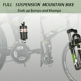 thumbnail image 4 of Eurobike 27.5” Full Suspension Folding Mountain Bike Foldable Frame Bicycle Disc Brakes Men or Women Bikes for Afults Green, 4 of 6