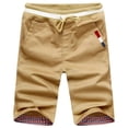 thumbnail image 6 of New 2024 Men Fashion Cotton Shorts Hot summer style shorts Men's pure color shorts Beach shorts Men's trousers, 6 of 6
