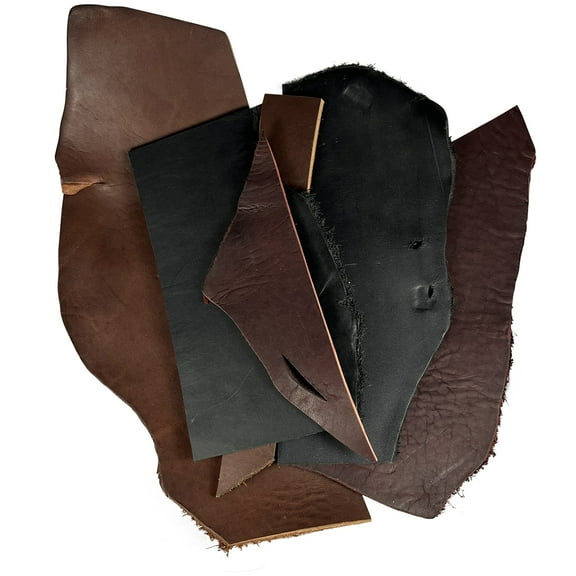 Latigo Leather Remnant Bag (Assorted)