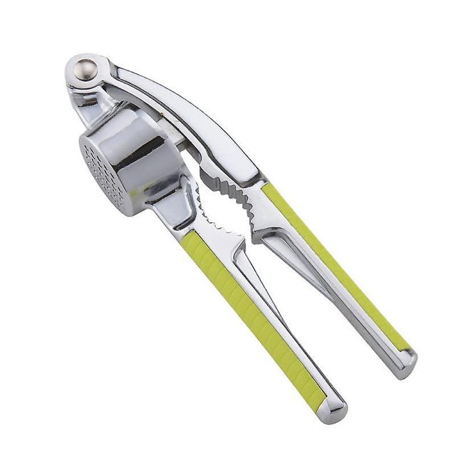 Prensa de ajos profesional de acero inoxidable con mango cómodo, diseño liviano y ergonómico, fácil de usar y limpiar, diga adiós a las manos apestosas