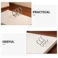 thumbnail image 3 of SWETRACE 8Ud Anillos De Encuadernación Para Organizadores De Con Compacto En Plata, 3 of 8