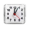 thumbnail image 1 of Square Crystal Alarm Clock Watch Alarm Clock Bedside Office Electronic Clock, 1 of 10