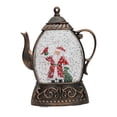 thumbnail image 3 of Lámpara de mesa navideña con tetera, luz nocturna para decoración del hogar Papá Noel, 3 of 9