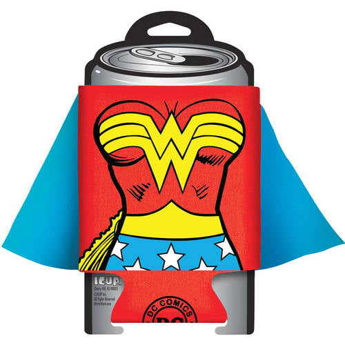 WONDER WOMAN DC Comics Justice League HERO Beer Soda CAN KOOZIE HOLDER COOLER 