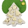 thumbnail image 4 of Chocolate Candy Sugar Craft Gum Paste Mold Cake Decorating Tools Family Art Christmas Tree Shape Silicone Mold Kitchen, 4 of 8
