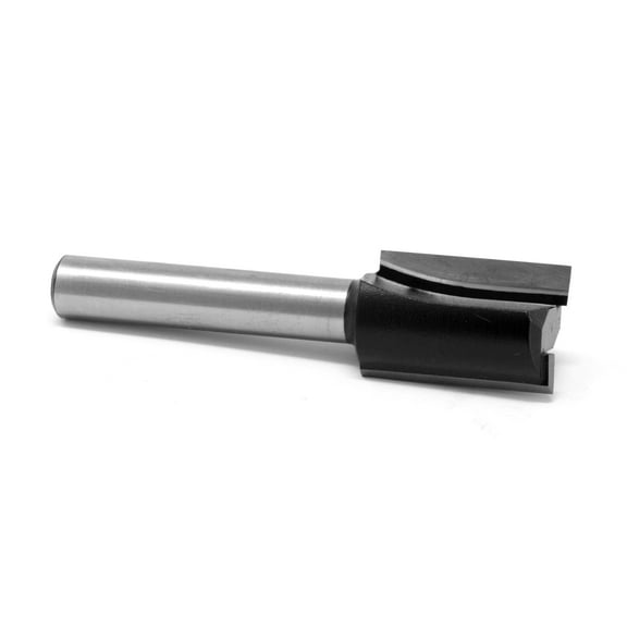 WEN 1/2 in. Straight 2-Flute Carbide-Tipped Router Bit with 1/4 in. Shank and 3/4 in. Cutting Length