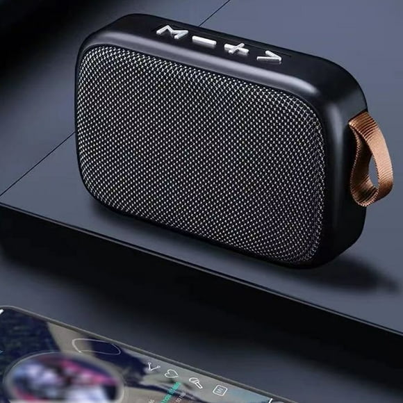 Baohd Bluetooth 4.2 Speaker Outdoor Wireless Sound Box Handsfree Call Rechargeable Speaker Plastic Sound Box, Blue No.04