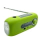 thumbnail image 1 of AM/FM Emergency Radio with Solar and Hand Crank, SOS Alarm, 4 Modes Flashlight (Green), 1 of 5