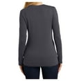 thumbnail image 2 of Yellow Rooster Women's Concept Stretch Button Front Cardigan Grey Smoke L, 2 of 6