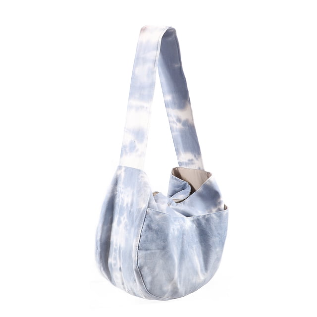 Bolsa de transporte para hombro para mascotas correa gruesa para el hombro transpirable suave segura elegante transportador de viaje para mascotas azul para exteriores para ANGGREK Otros